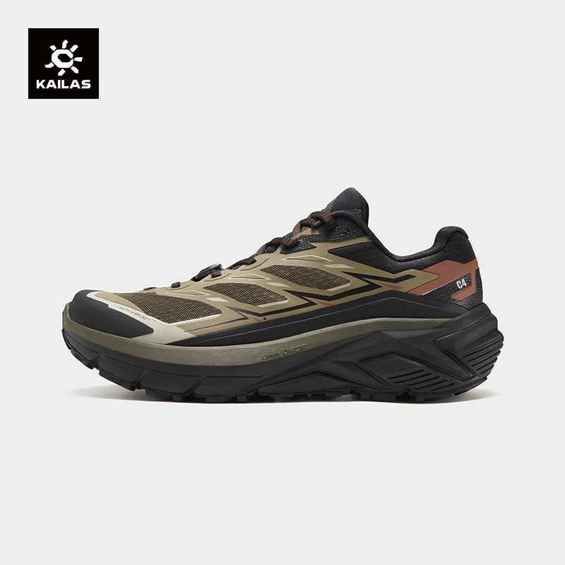 Men's Polyester Hiking Shoes with Vibram Outsole