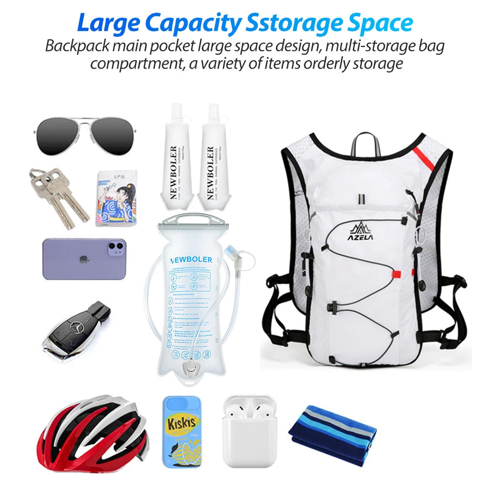 NEWBOLER Breathable Hydration Vest Trail Running