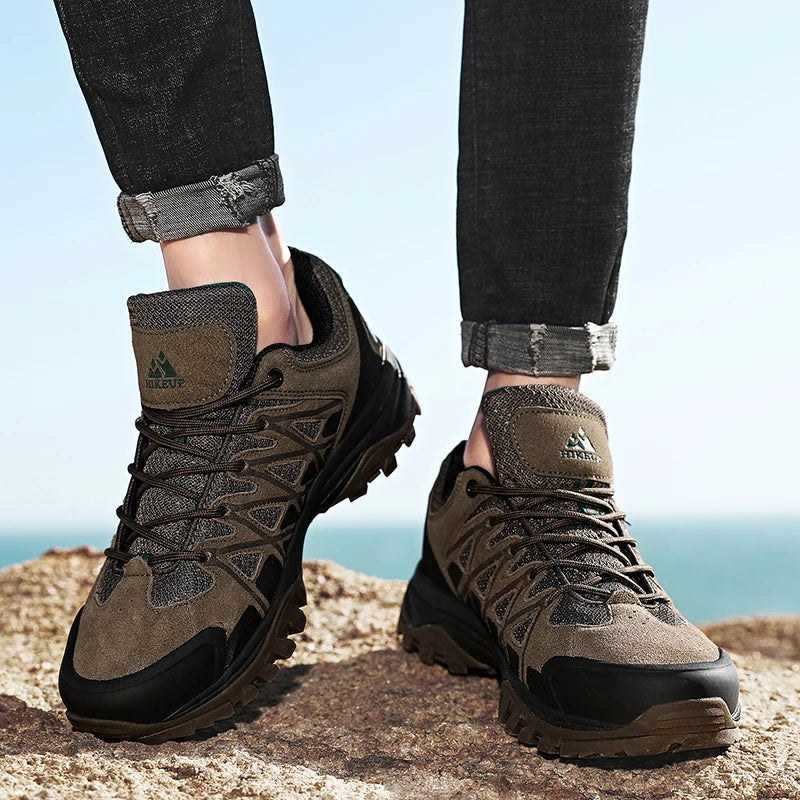 HIKEUP Men's Outdoor Hiking Shoes