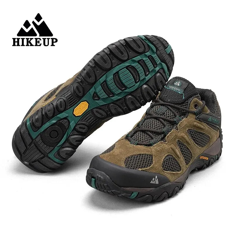 HIKEUP Men's Breathable Hiking Shoes