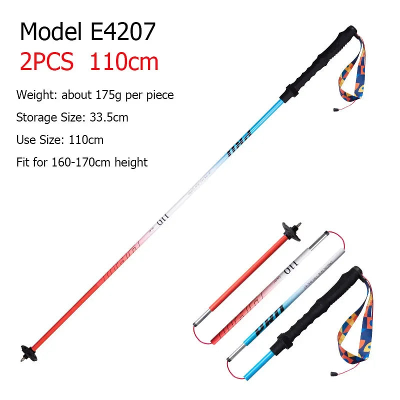 2pcs  AONIJIE All Types of Hiking Trekking Pole Ourdoor Camping Walking Sticks Summarizing 110cm 120cm 130cm