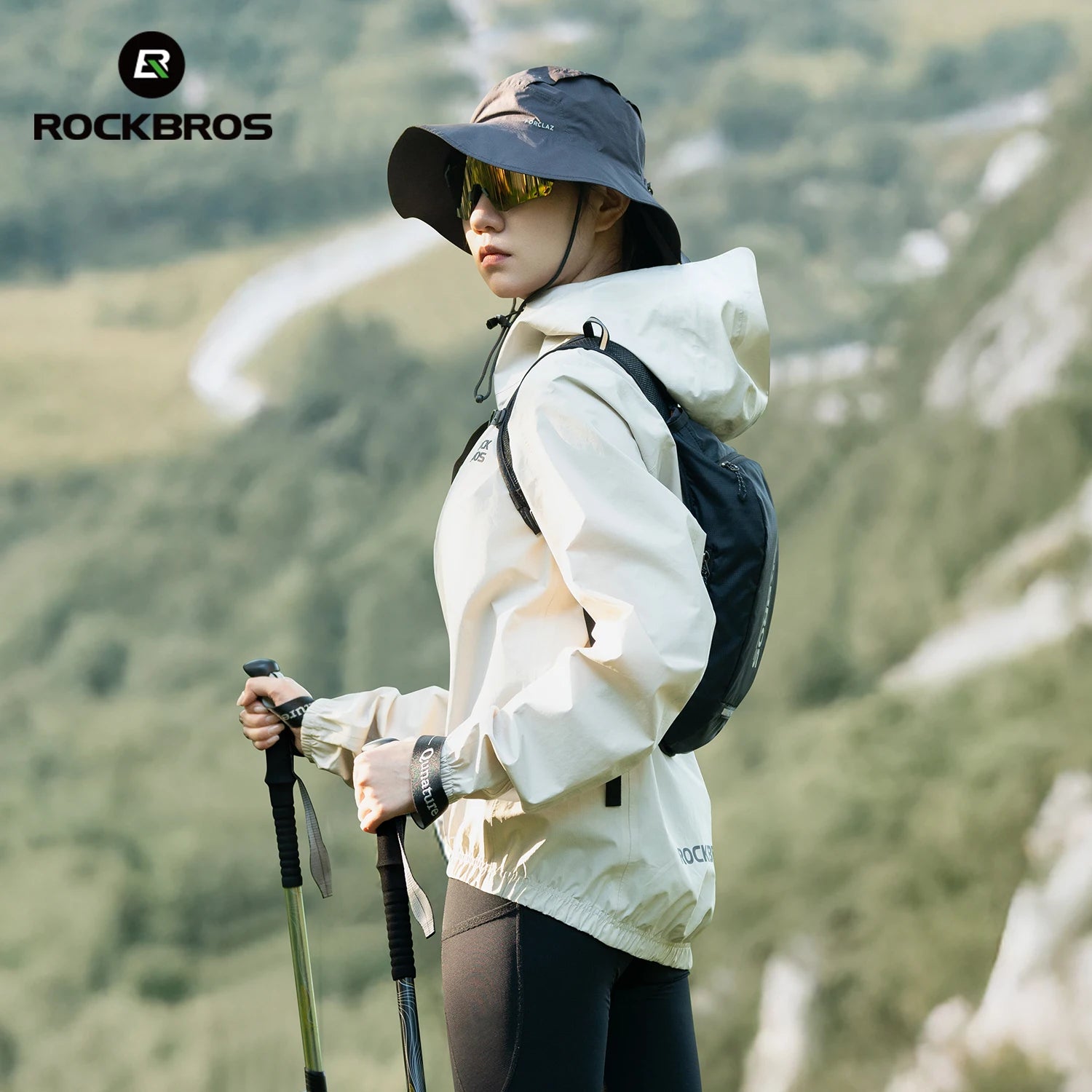 ROCKBROS Waterproof Windproof Jacket Heavy Rain jacket Mountain Road Bike Riding Outdoor Raincoat Jacket For Men Women Jacket