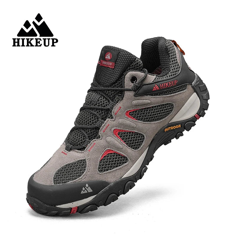 HIKEUP Men's Breathable Hiking Shoes
