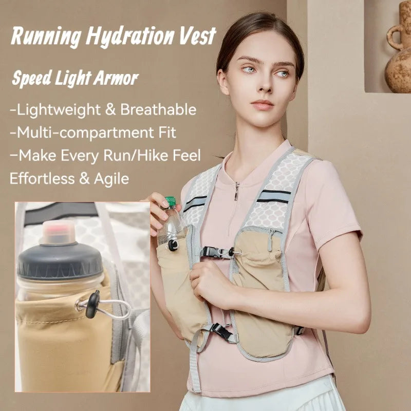 Trail Running Hydration Vest 8L — Reflective & Lightweight