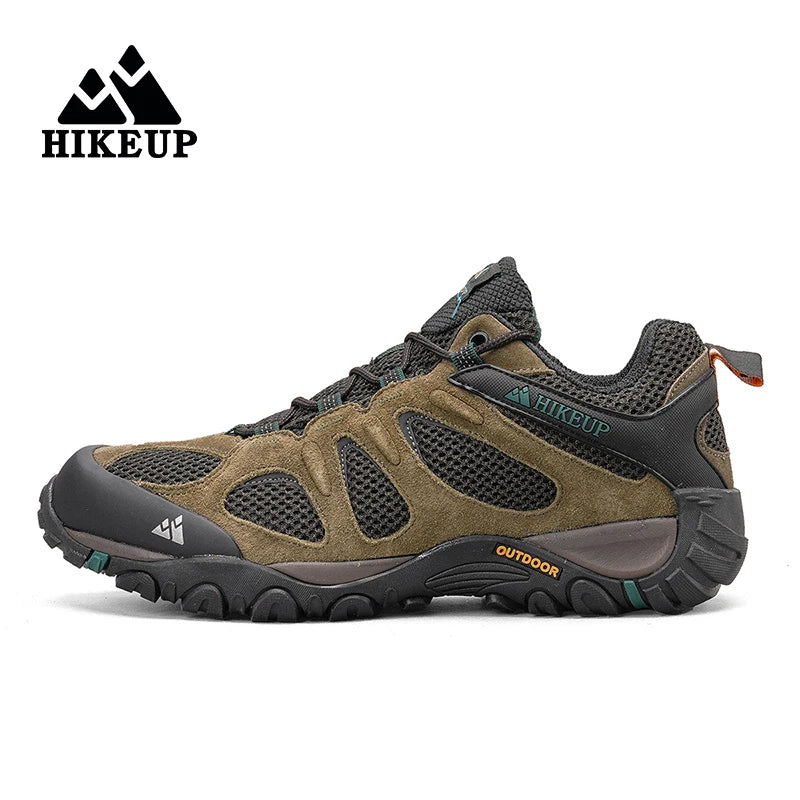HIKEUP Men's Breathable Hiking Shoes