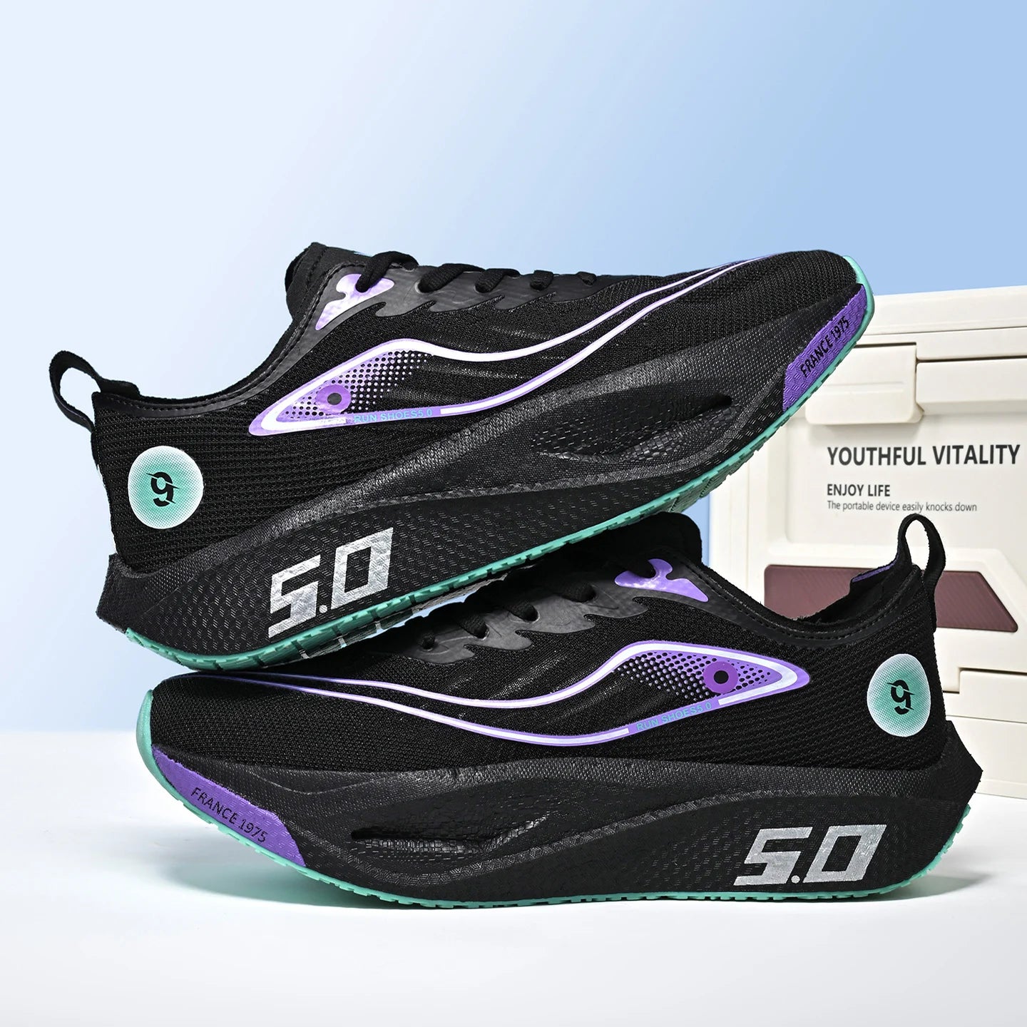Unisex Cushioned Running Shoes — Breathable & Lightweight