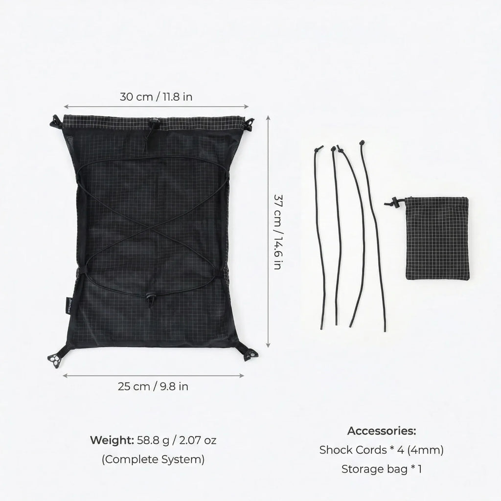 HODRGEAR Kangaroo Pouch Pack Expansion — 6L Ultralight (58g)