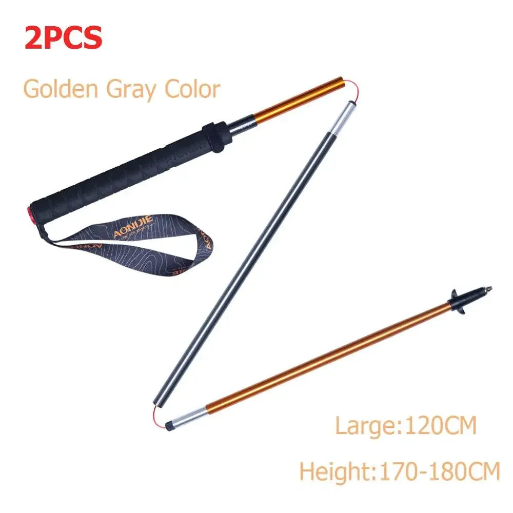 2pcs  AONIJIE All Types of Hiking Trekking Pole Ourdoor Camping Walking Sticks Summarizing 110cm 120cm 130cm
