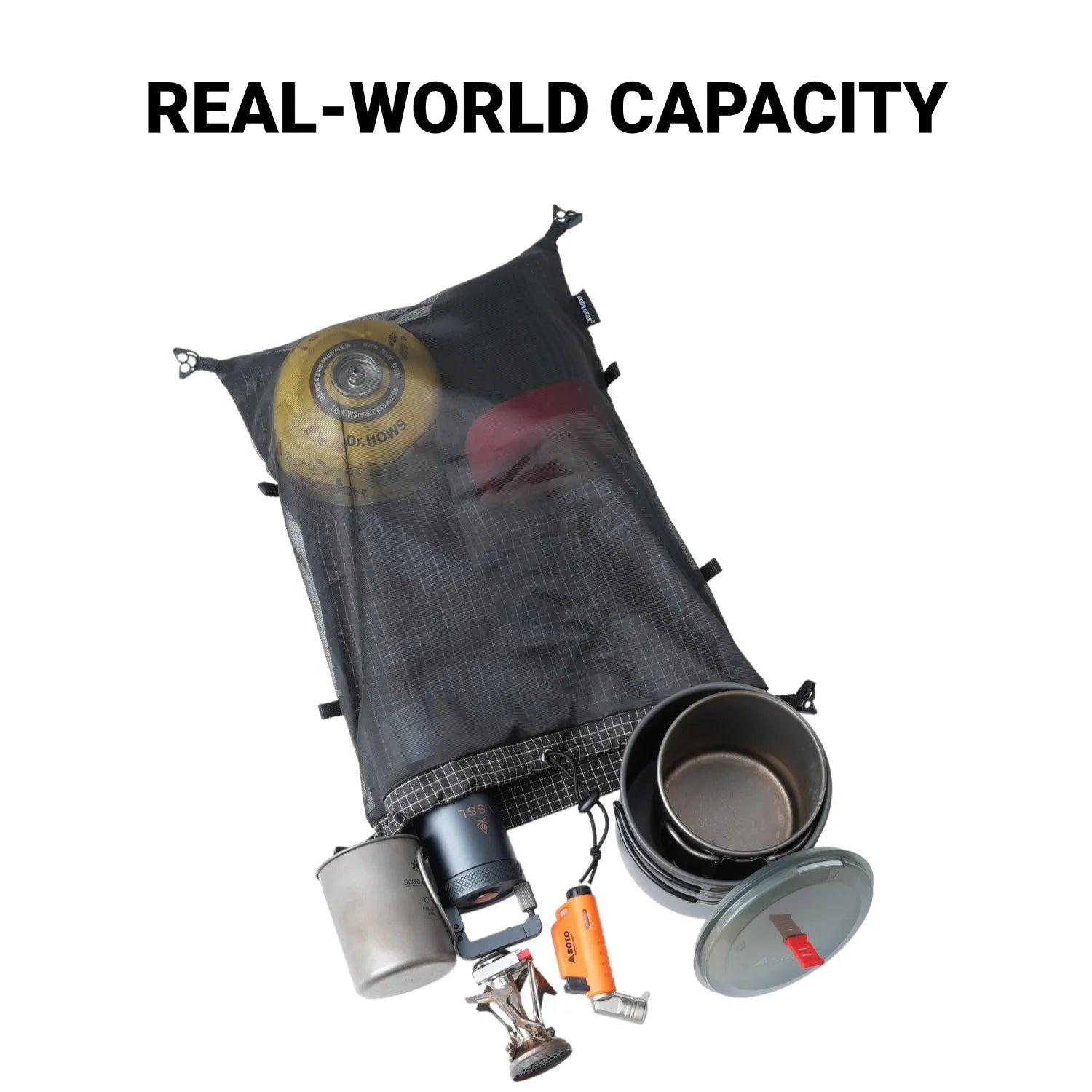 HODRGEAR Kangaroo Pouch Pack Expansion — 6L Ultralight (58g)
