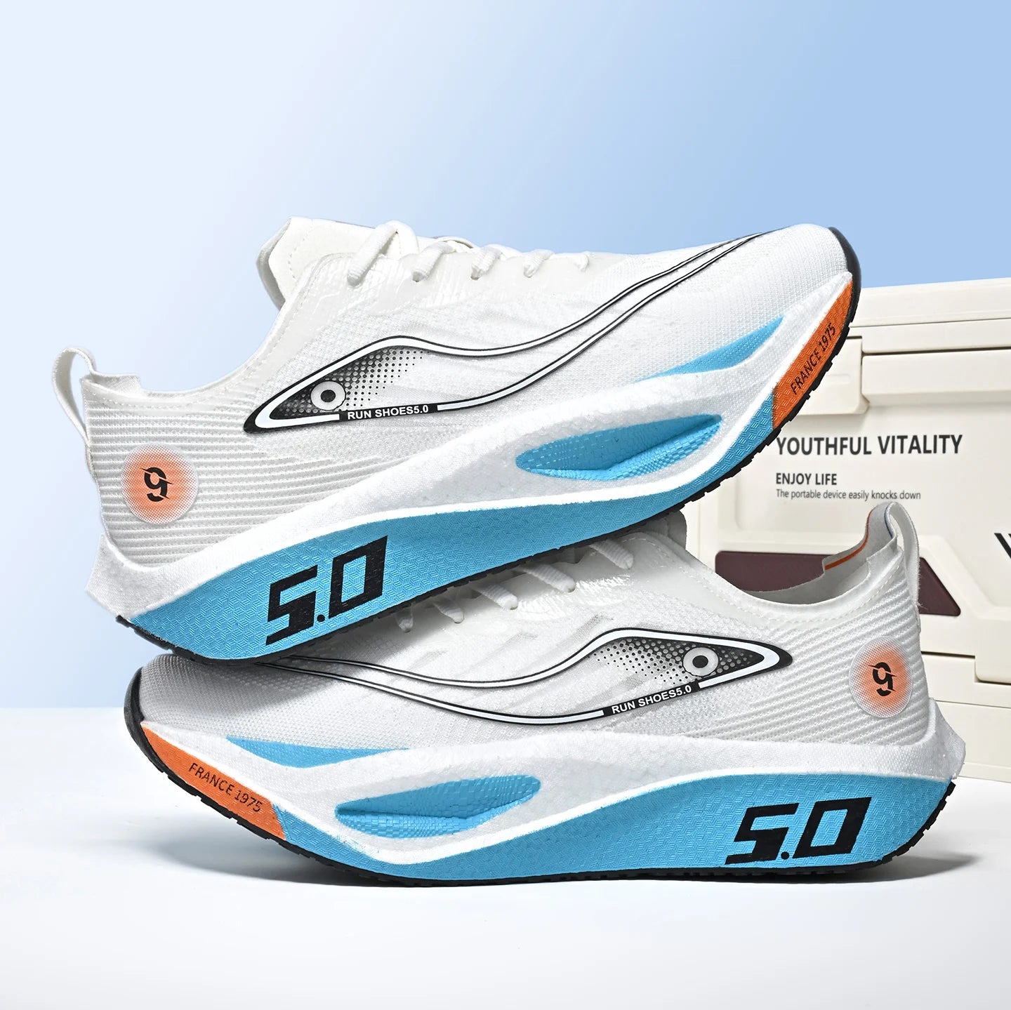 Unisex Cushioned Running Shoes — Breathable & Lightweight
